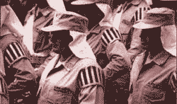 Army marching