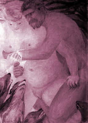 Satyr and Wolves