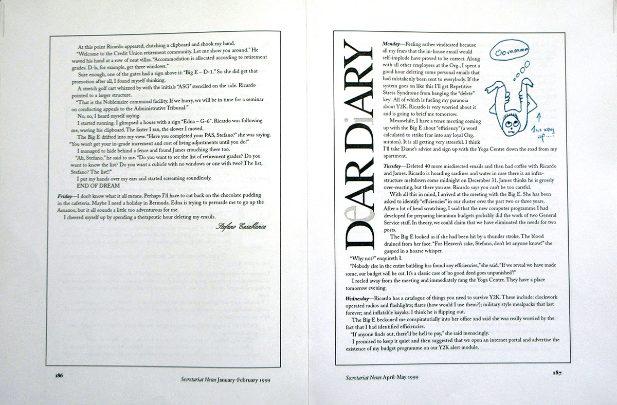 Diary later issues