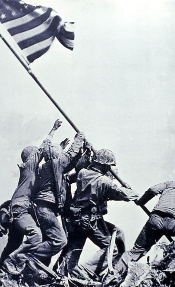 Iwo Jima flag raising