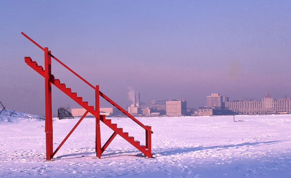 Stairway on Battery Park site