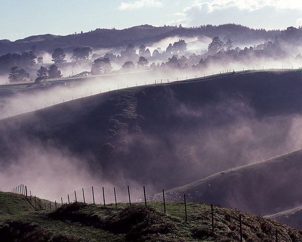Misty valleys