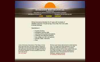 Horizon Mechanical website